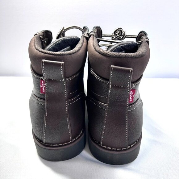 Levi's Men's Dean Boots Cushion Insole Rubber Outsole Brown US 9.5M - No Box - Picture 5 of 10